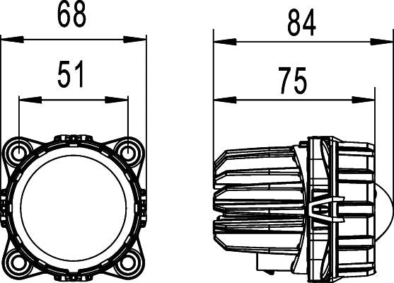 Hella M60 Rally Abblendlicht LED