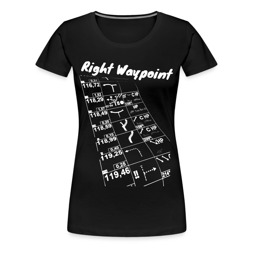 Right Waypoint - T-Shirt Women - Schwarz