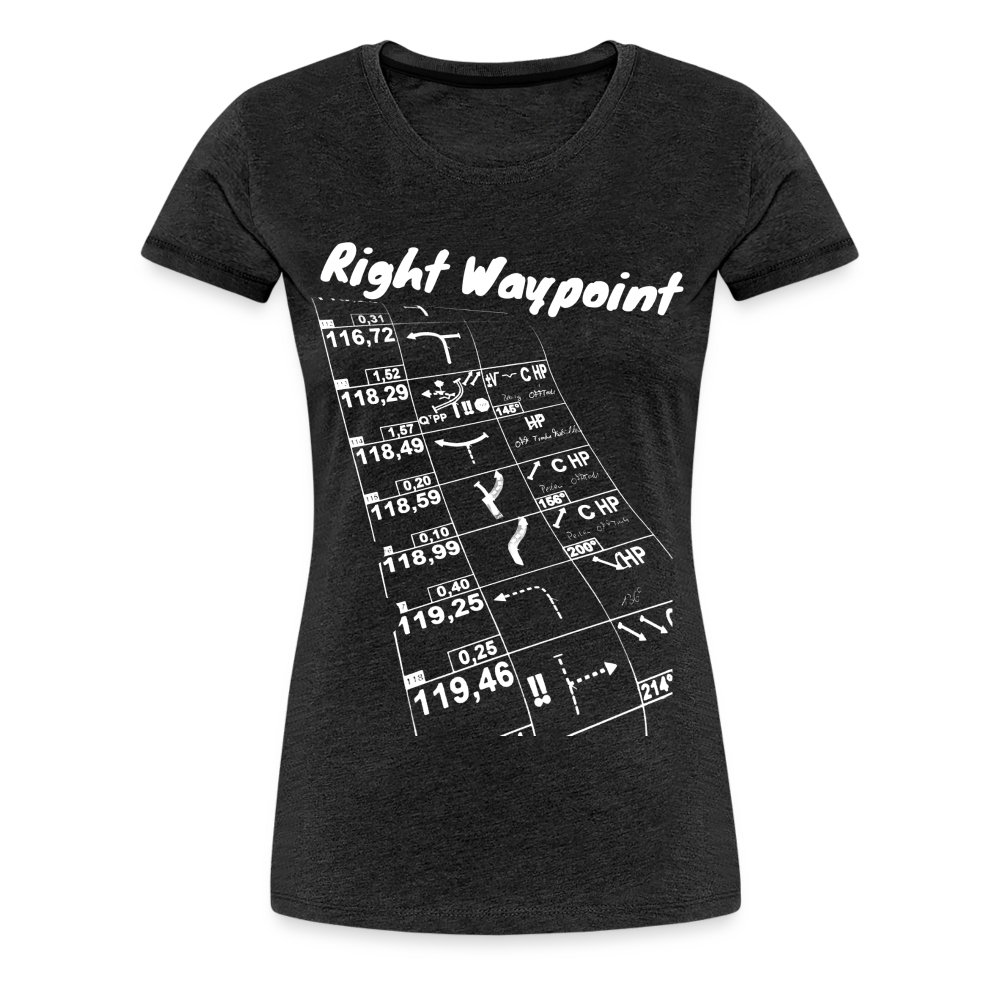 Right Waypoint - T-Shirt Women - Anthrazit