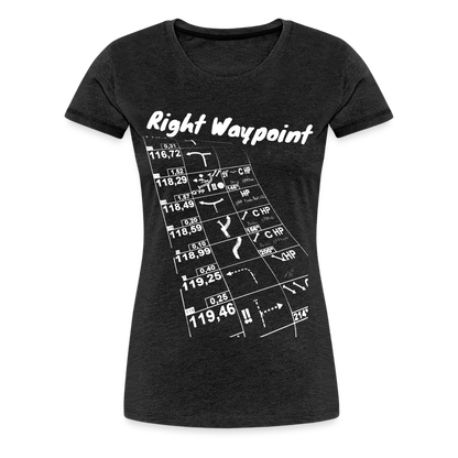 Right Waypoint - T-Shirt Women - Anthrazit