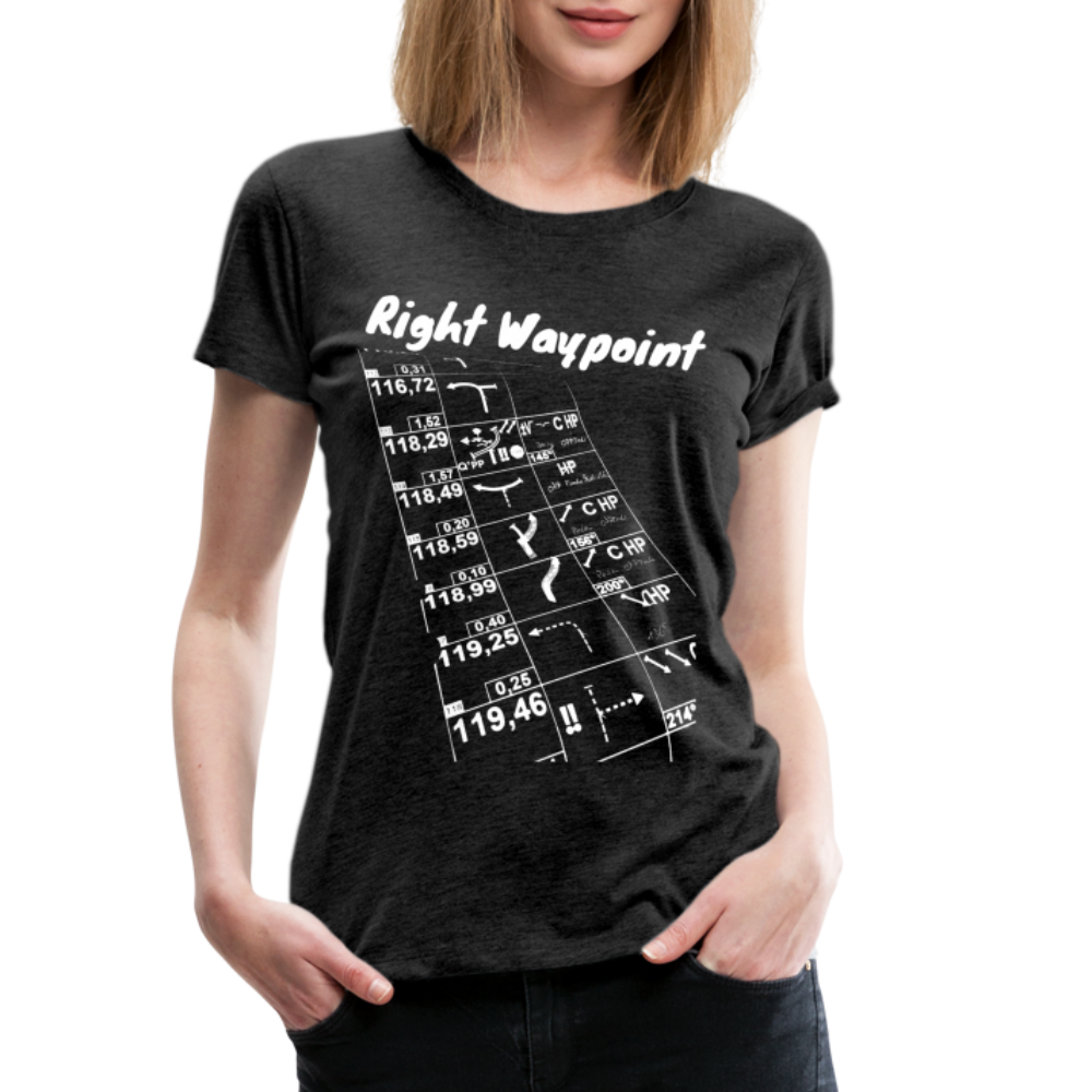 Right Waypoint - T-Shirt Women - Anthrazit