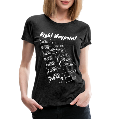 Right Waypoint - T-Shirt Women - Anthrazit