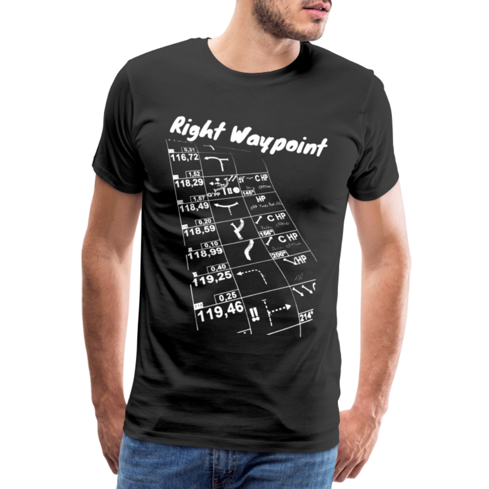 Right Waypoint - T-Shirt Men - Schwarz