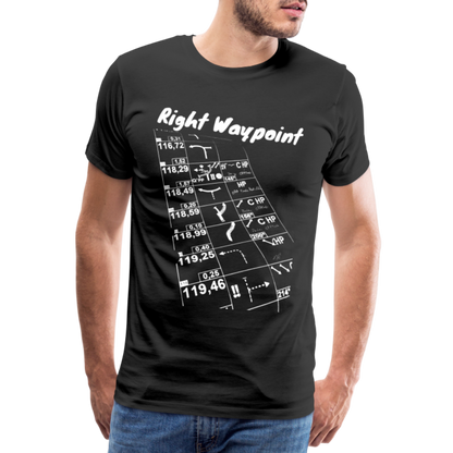 Right Waypoint - T-Shirt Men - Schwarz