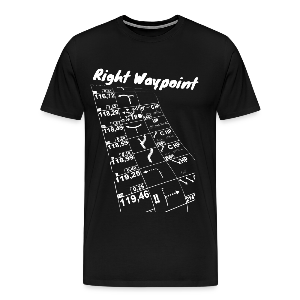 Right Waypoint - T-Shirt Men - Schwarz
