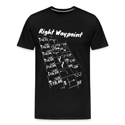 Right Waypoint - T-Shirt Men - Schwarz