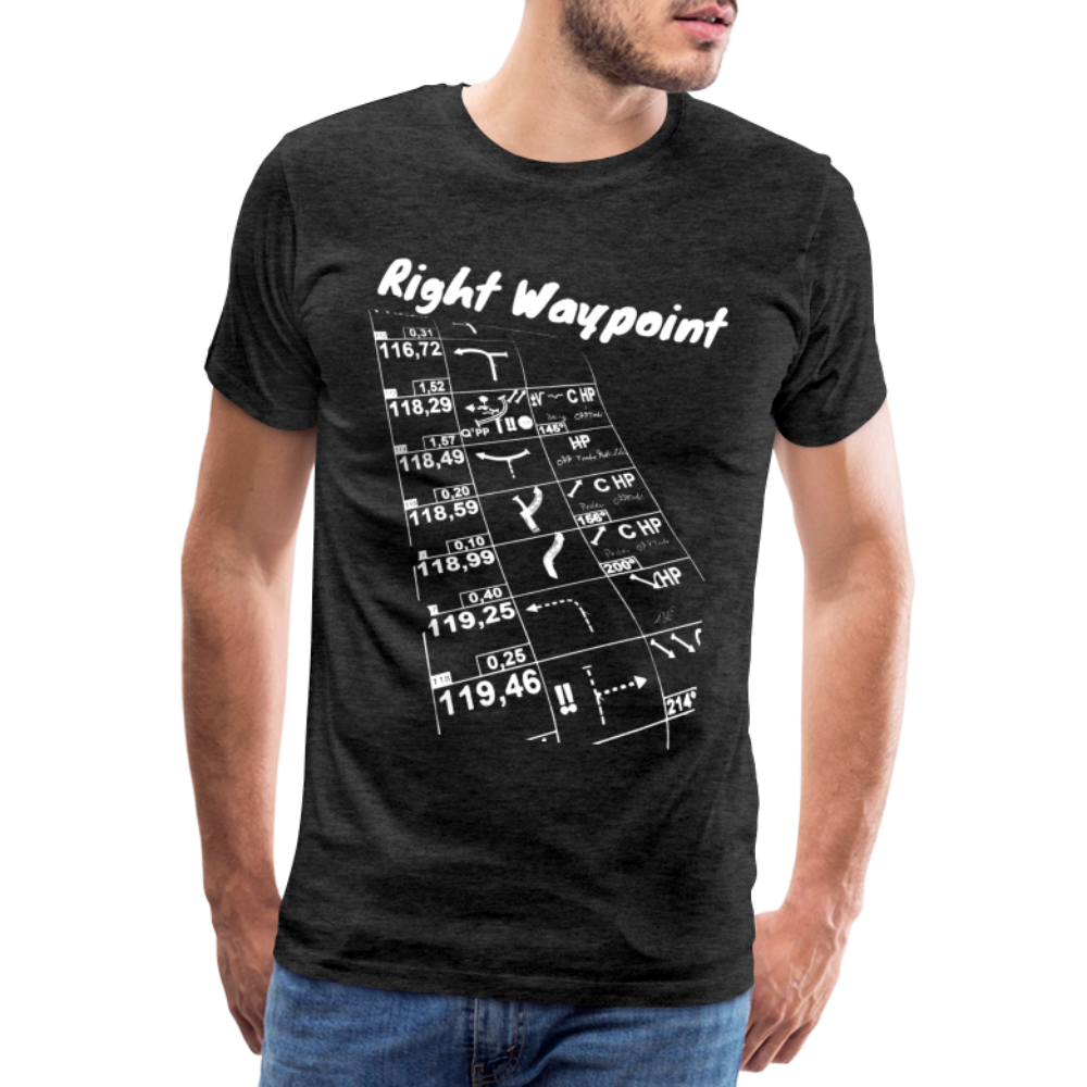 Right Waypoint - T-Shirt Men - Anthrazit