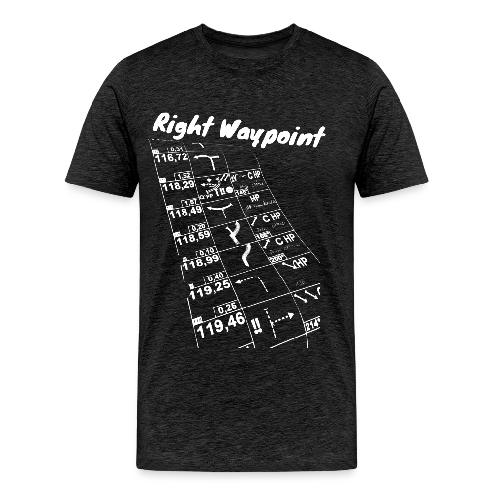 Right Waypoint - T-Shirt Men - Anthrazit